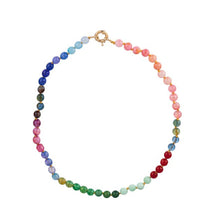 Load image into Gallery viewer, Stacy-D Natural Stone Green Mix Necklace