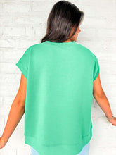 Load image into Gallery viewer, In A Daydream Kelly Green Scuba Top