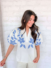 Load image into Gallery viewer, THML Together With Love Cream Top