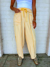 Load image into Gallery viewer, Sunflower Fields Yellow Barrel Pants