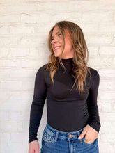 Load image into Gallery viewer, Stole The Show Black Bodysuit