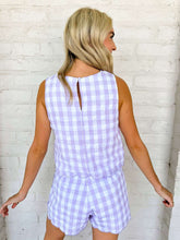 Load image into Gallery viewer, Gingham Gameday Purple Set
