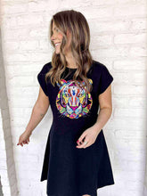 Load image into Gallery viewer, Queen Of Sparkles Black Rainbow Tiger Head Dress