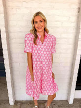 Load image into Gallery viewer, In The Middle Pink Printed Dress