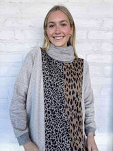 Load image into Gallery viewer, THML Wild Card Gray Turtleneck Sweater