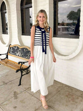 Load image into Gallery viewer, For The Record Navy Dress