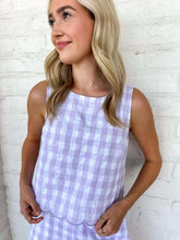 Load image into Gallery viewer, Gingham Gameday Purple Set