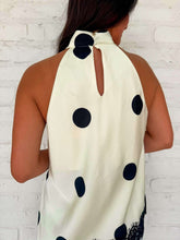 Load image into Gallery viewer, Look At Me Cream Polka Dot Top
