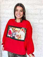 Load image into Gallery viewer, Queen of Sparkles Licensed Red the One with the Holiday Armadillo Sweatshirt