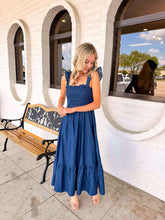 Load image into Gallery viewer, Even Now Dark Denim Dress
