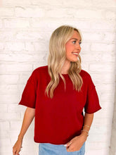 Load image into Gallery viewer, Basic Work Cabernet Top