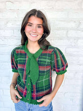 Load image into Gallery viewer, Holiday Fever Green Top
