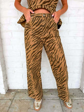 Load image into Gallery viewer, Eye Of The Tiger Brown Pants