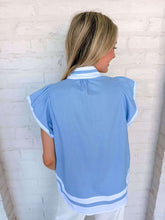 Load image into Gallery viewer, Confidence Unlocked Blue Top