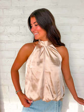 Load image into Gallery viewer, From The View Champagne Halter Top