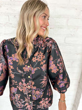 Load image into Gallery viewer, Glamorous Style Mauve Jacquard Top