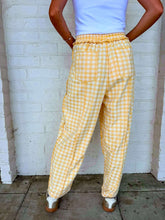 Load image into Gallery viewer, Sunflower Fields Yellow Barrel Pants