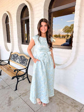 Load image into Gallery viewer, Care For Me Blue Midi Dress