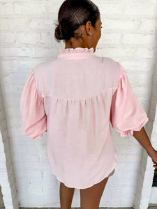 Anything And Everything Blush Top