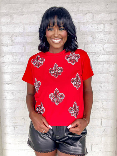 NOW IN STOCK Jordan Amanda UL Red Fleur De Lis Exclusive