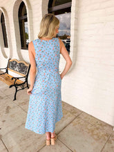 Load image into Gallery viewer, Afternoon Spritz Blue Dress