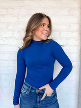 Load image into Gallery viewer, Stole The Show Light Navy Bodysuit