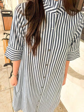Load image into Gallery viewer, Stripe Status Navy Dress