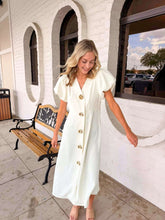 Load image into Gallery viewer, Cruise On The Coast Cream Dress