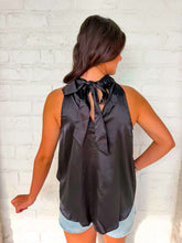 Load image into Gallery viewer, From The View Black Halter Top
