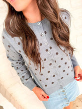 Load image into Gallery viewer, Poker Face Blue Sweater