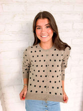 Load image into Gallery viewer, Poker Face Taupe Sweater