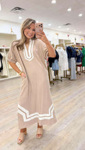 Load image into Gallery viewer, Describe The Way Tan Dress