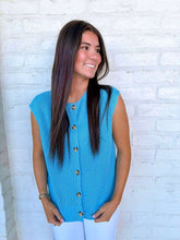 Load image into Gallery viewer, Refine Your Design Blue Top