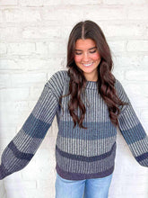 Load image into Gallery viewer, On The Block Navy Sweater