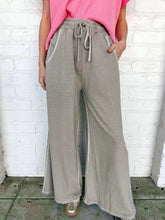 Load image into Gallery viewer, Around Town Ash Mocha Terry Washed Pants