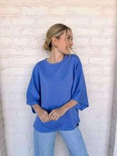 Load image into Gallery viewer, Any Chances Blue Top