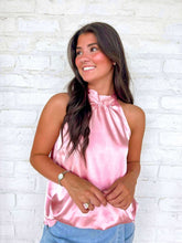 Load image into Gallery viewer, From The View Pink Halter Top