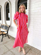 Load image into Gallery viewer, New Start Pink Stripe Dress