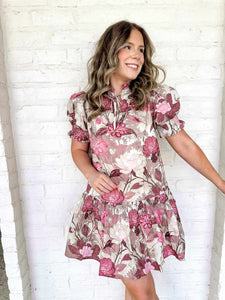 Since Last Year Dusty Rose Dress