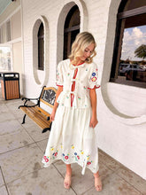 Load image into Gallery viewer, Fields Of Spring White Skirt Set