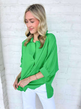 Load image into Gallery viewer, Easy For The Road Green Top