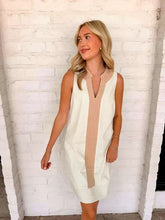 Load image into Gallery viewer, Dear Miss Oatmeal Linen Dress