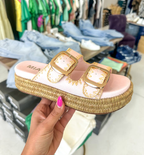 Mia Mieko Blush Platform Sandal