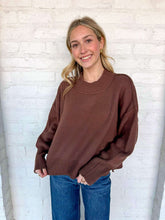 Load image into Gallery viewer, Dedicate My Time Brown Sweater Top