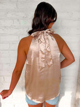 Load image into Gallery viewer, From The View Champagne Halter Top