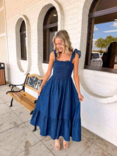 Load image into Gallery viewer, Even Now Dark Denim Dress