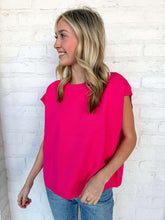 Load image into Gallery viewer, First To Know Hot Pink Sweater Vest