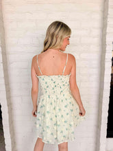 Load image into Gallery viewer, Move Forward Green Floral Dress