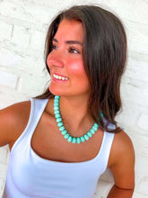 Load image into Gallery viewer, Large Mint Bead Necklace