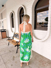 Load image into Gallery viewer, Tropical Moves Green Dress
